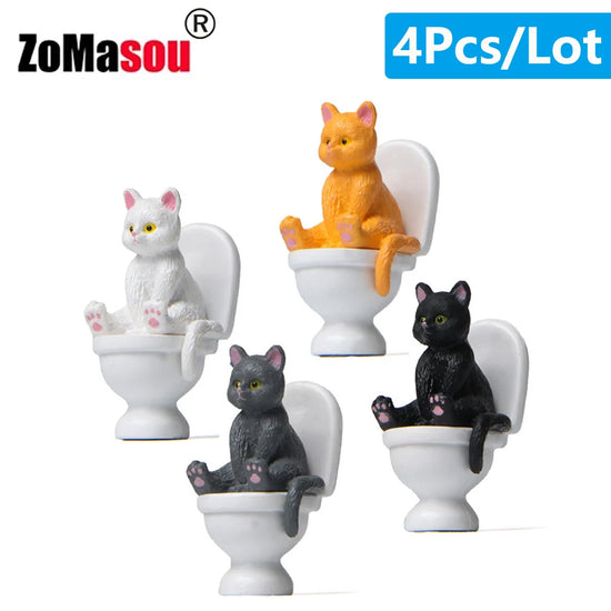 Toilet Cat for KidsToy Home Decoration