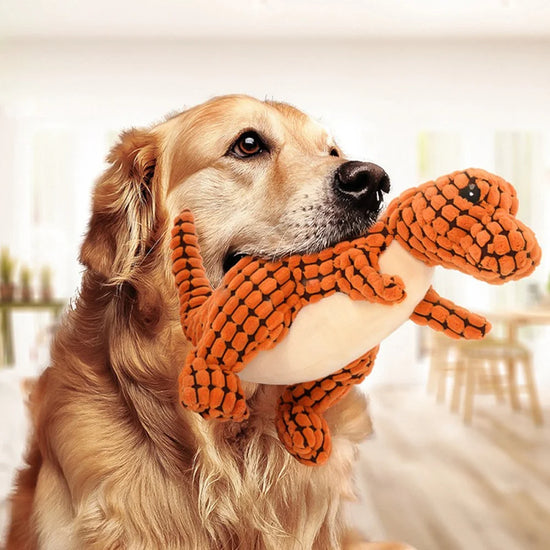 Plush Dinosaur Toys for Cats and Small Dogs